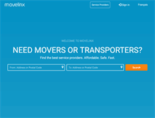 Tablet Screenshot of movelinx.com